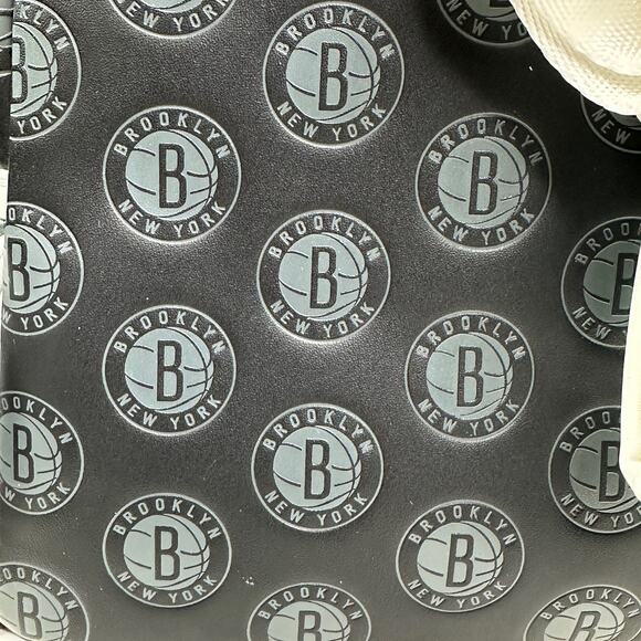 New Loungefly NBA Brooklyn Nets Debossed Mini Backpack Basketball NWT - Picture 5 of 8